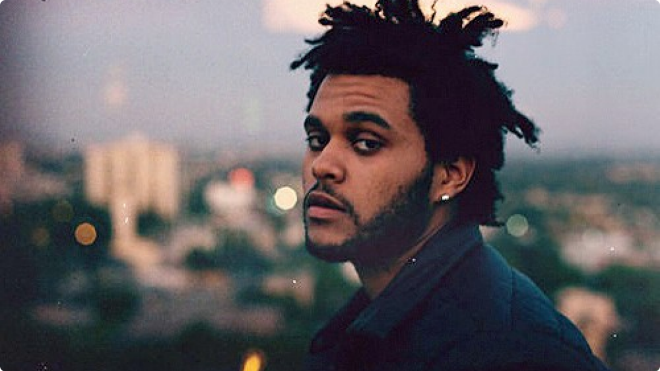 Se The Weeknd omgitt av kaos i ny video